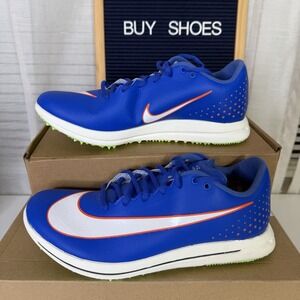 Nike Triple Jump Elite 2 Track & Field Spikes Blue AO0808-400 Mens Size 9